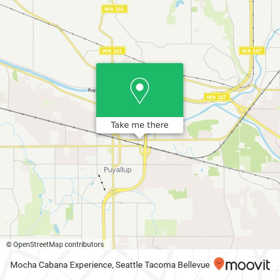 Mocha Cabana Experience map