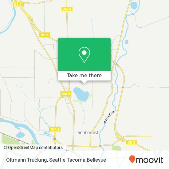 Mapa de Oltmann Trucking