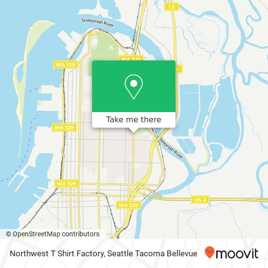 Mapa de Northwest T Shirt Factory