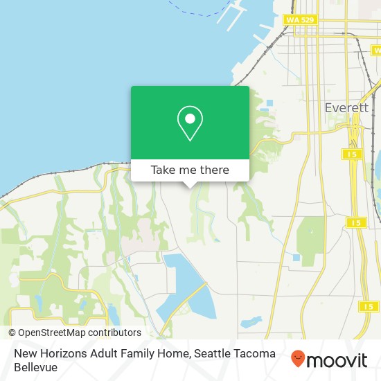 New Horizons Adult Family Home map