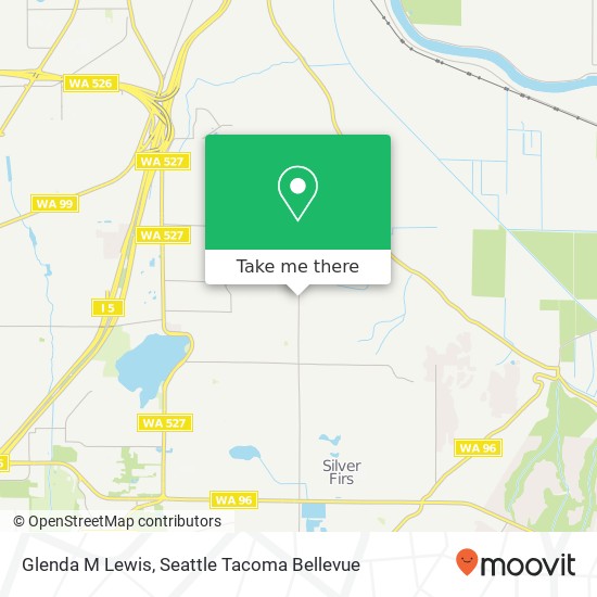 Mapa de Glenda M Lewis