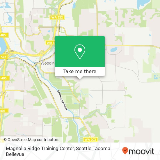 Mapa de Magnolia Ridge Training Center
