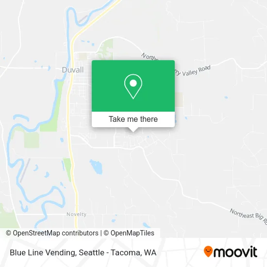 Blue Line Vending map