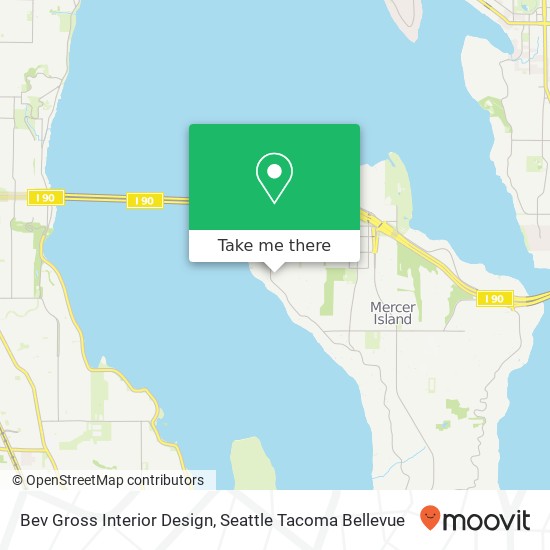 Bev Gross Interior Design map