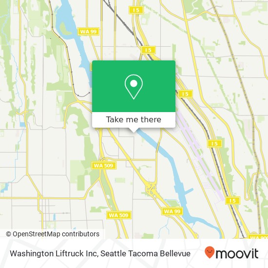 Mapa de Washington Liftruck Inc