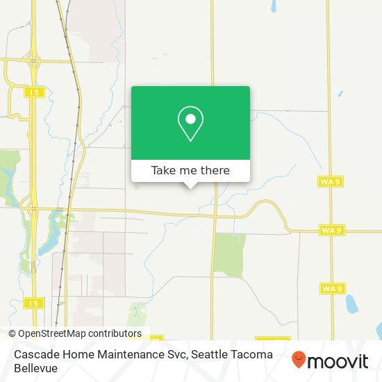 Cascade Home Maintenance Svc map