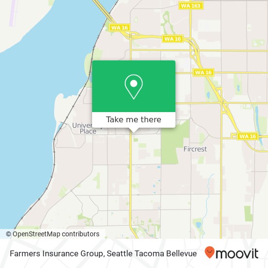 Mapa de Farmers Insurance Group