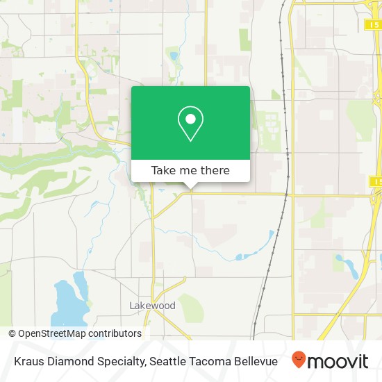 Mapa de Kraus Diamond Specialty