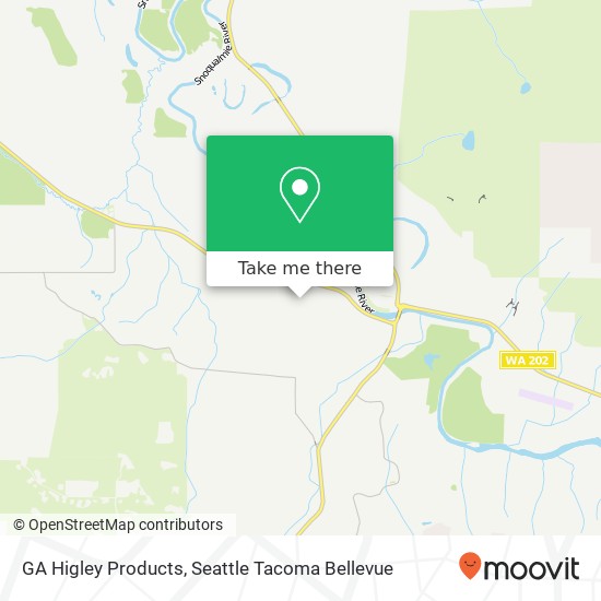 GA Higley Products map