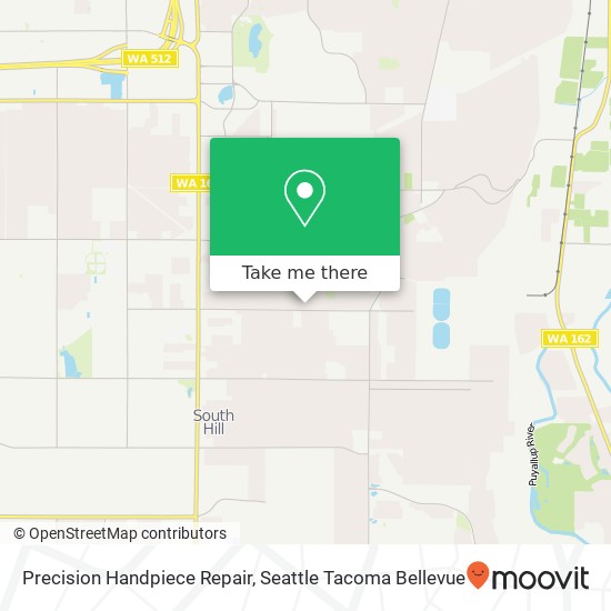 Precision Handpiece Repair map