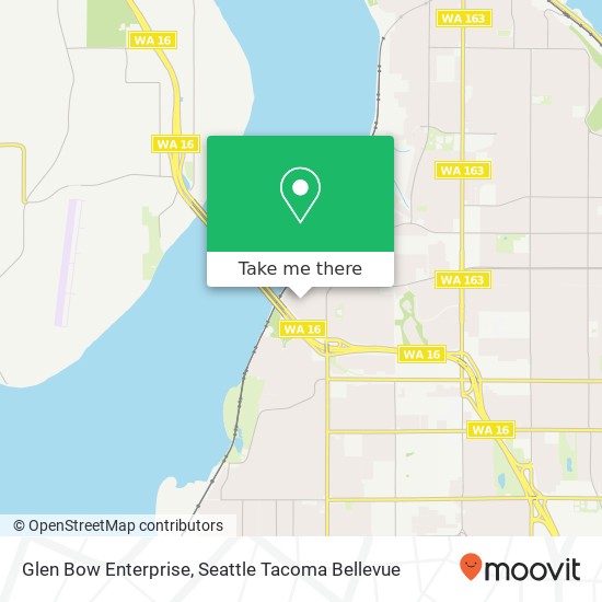 Mapa de Glen Bow Enterprise