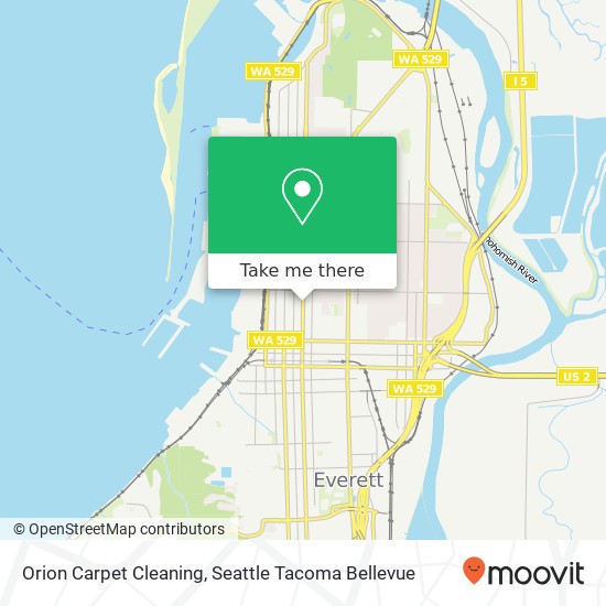 Orion Carpet Cleaning map