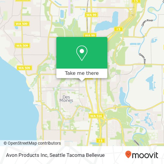 Mapa de Avon Products Inc