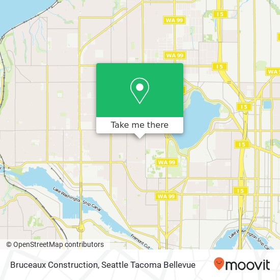 Bruceaux Construction map