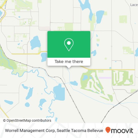 Worrell Management Corp map