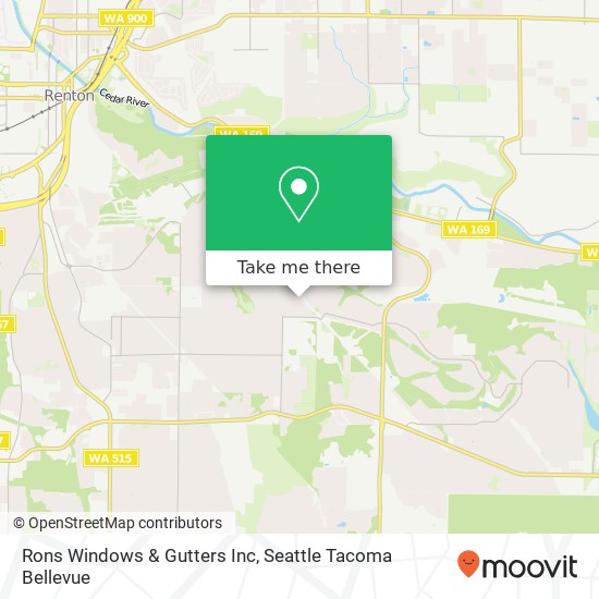 Mapa de Rons Windows & Gutters Inc