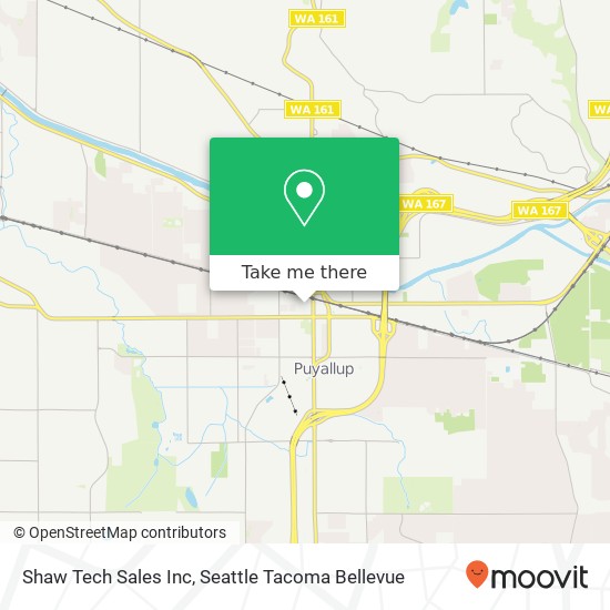 Shaw Tech Sales Inc map