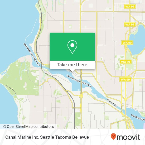 Mapa de Canal Marine Inc