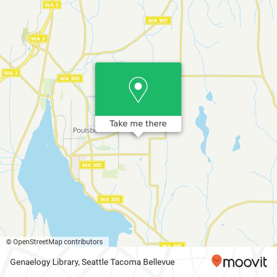 Genaelogy Library map