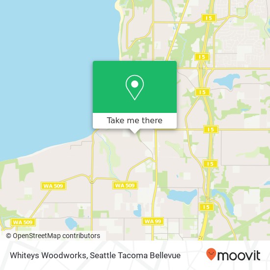 Whiteys Woodworks map