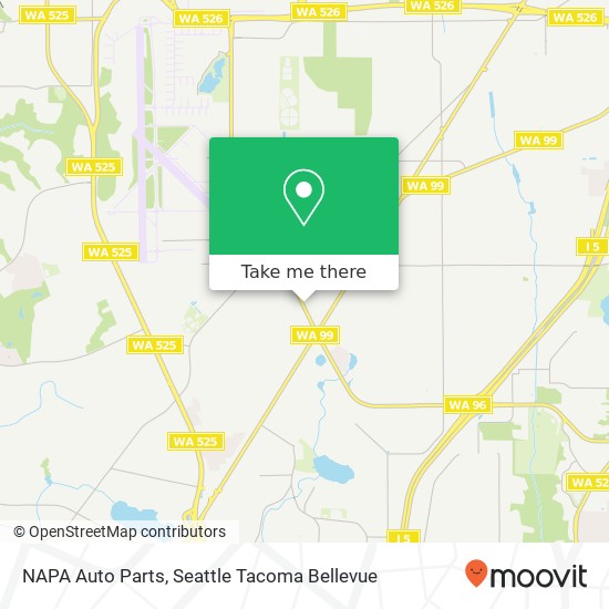 Mapa de NAPA Auto Parts