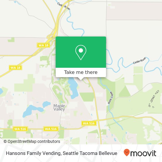 Mapa de Hansons Family Vending