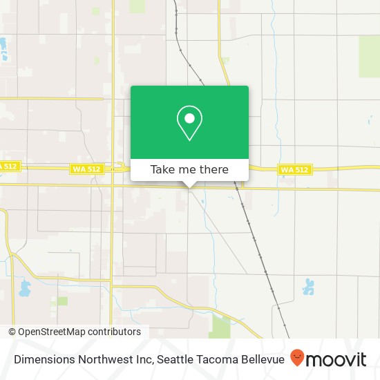 Dimensions Northwest Inc map