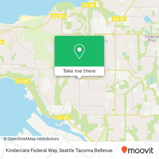 Kindercare Federal Way map