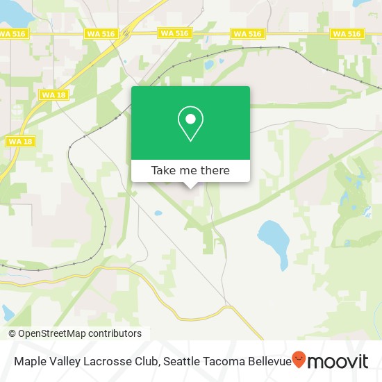 Mapa de Maple Valley Lacrosse Club