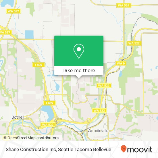 Shane Construction Inc map