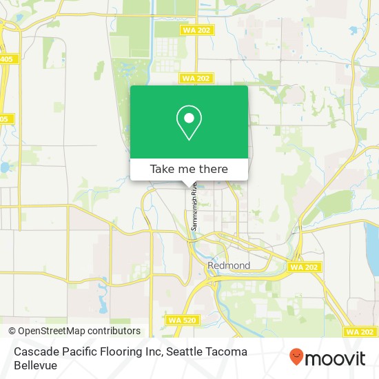 Cascade Pacific Flooring Inc map
