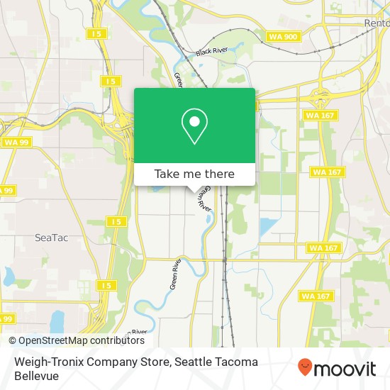 Mapa de Weigh-Tronix Company Store