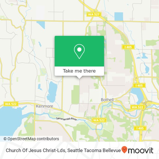 Church Of Jesus Christ-Lds map