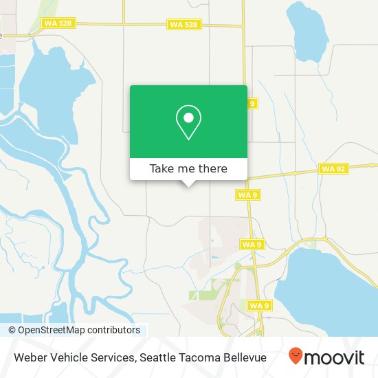 Weber Vehicle Services map