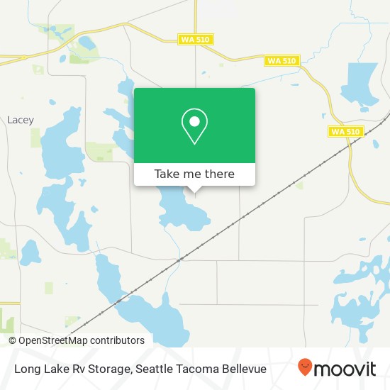 Long Lake Rv Storage map