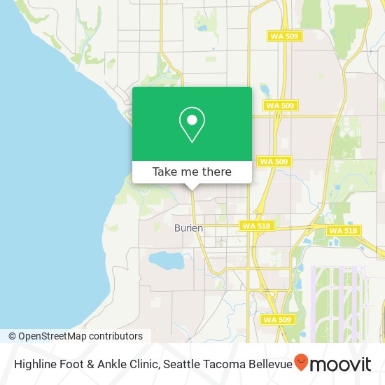 Highline Foot & Ankle Clinic map