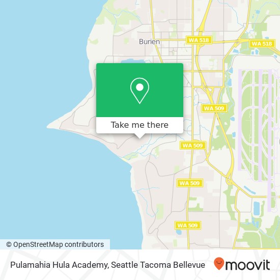 Pulamahia Hula Academy map