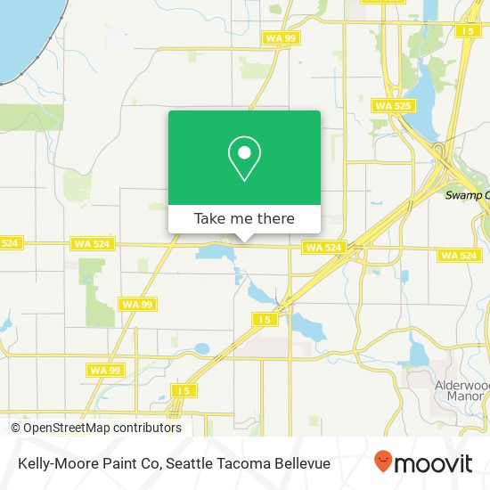 Mapa de Kelly-Moore Paint Co