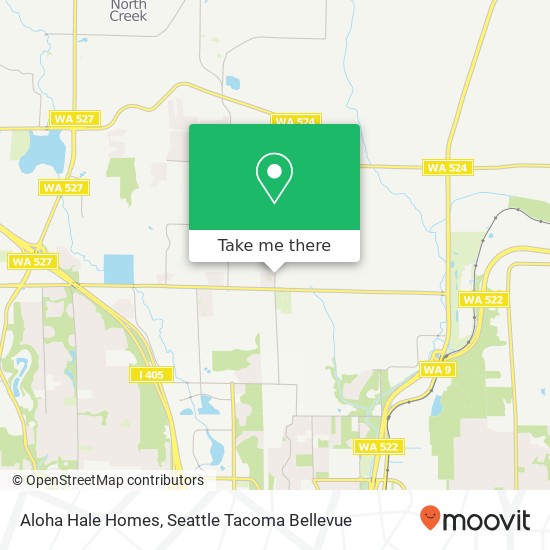 Mapa de Aloha Hale Homes