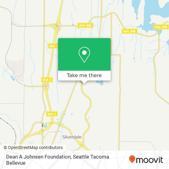 Dean A Johnsen Foundation map