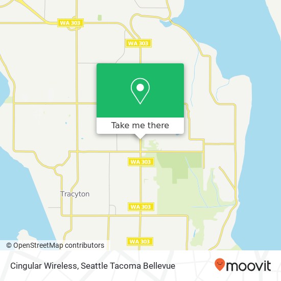 Cingular Wireless map