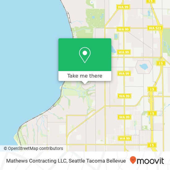 Mapa de Mathews Contracting LLC