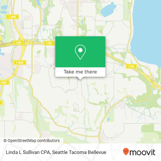 Linda L Sullivan CPA map