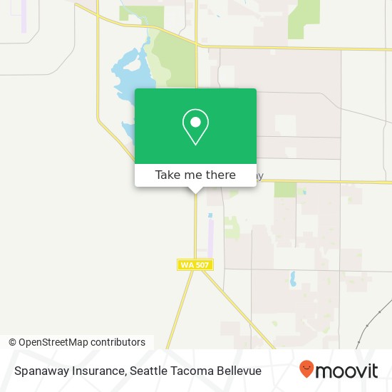 Mapa de Spanaway Insurance