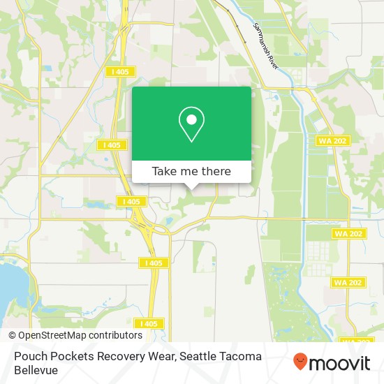 Mapa de Pouch Pockets Recovery Wear