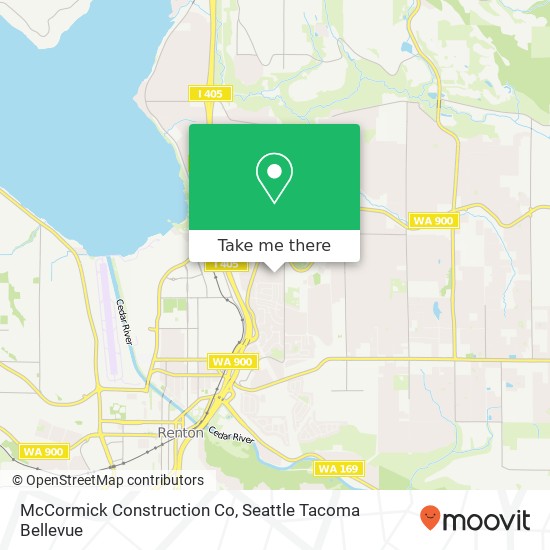 Mapa de McCormick Construction Co