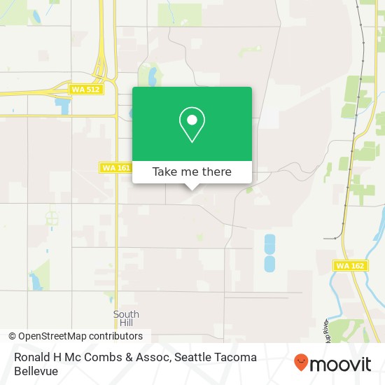 Ronald H Mc Combs & Assoc map