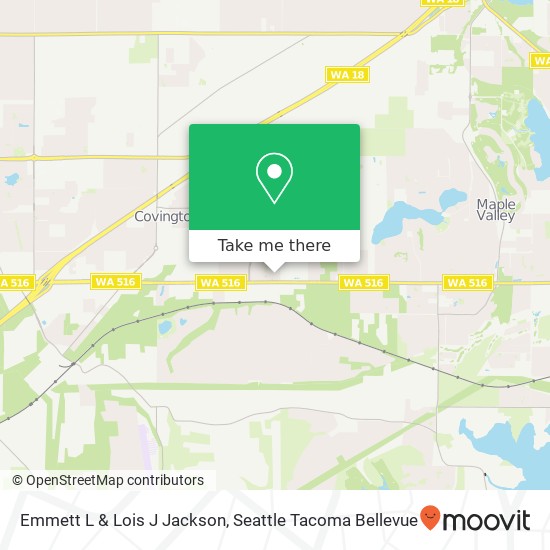 Emmett L & Lois J Jackson map