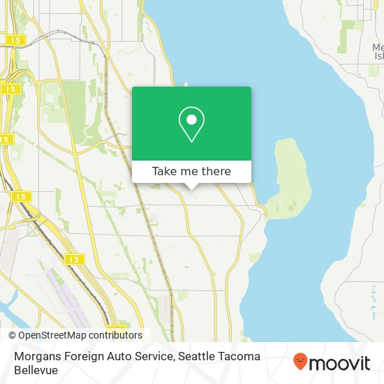 Mapa de Morgans Foreign Auto Service