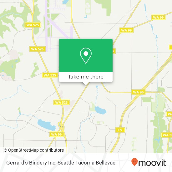 Mapa de Gerrard's Bindery Inc